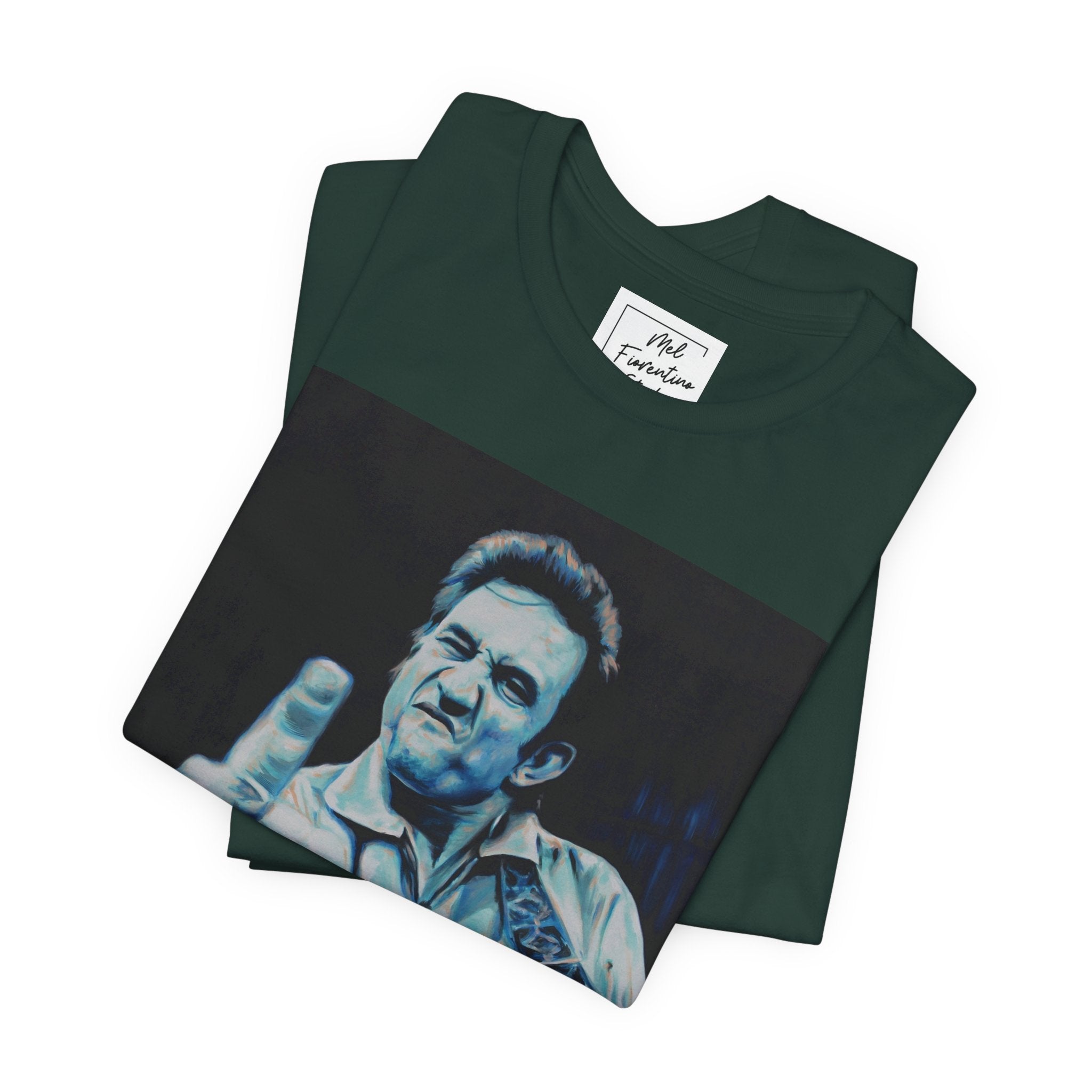 Folsom Prision Blues Johnny Cash Unisex Jersey Short Sleeve Tee