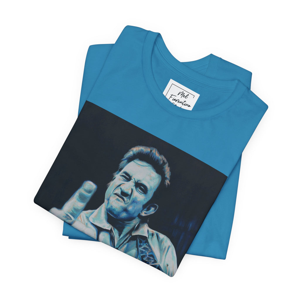 Folsom Prision Blues Johnny Cash Unisex Jersey Short Sleeve Tee