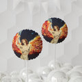 Phoenix Rising- Embracing the Fire Balloon (Round), 11"