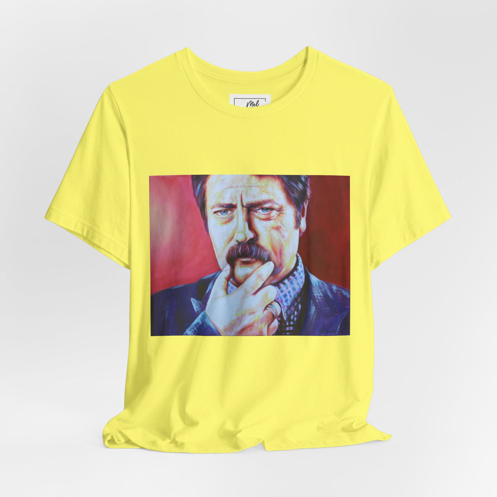 Ron Swanson Unisex Jersey Short Sleeve Tee