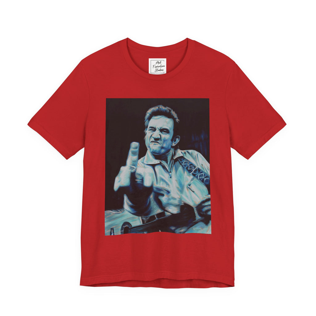 Folsom Prision Blues Johnny Cash Unisex Jersey Short Sleeve Tee