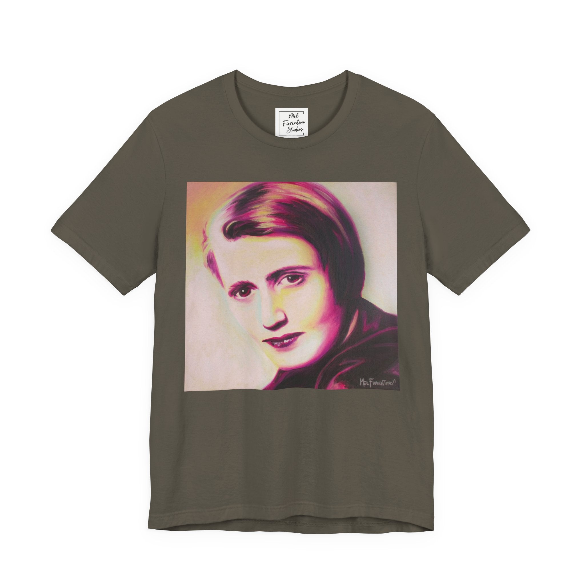 Ayn Rand Writer Unisex Jersey Short Sleeve Tee