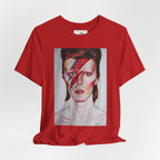 Aladdin Sane David Bowie Unisex Jersey Short Sleeve Tee