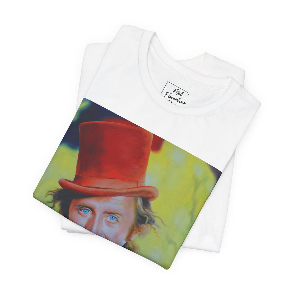 Willy Wonka Gene Wilder Unisex Jersey Short Sleeve Tee
