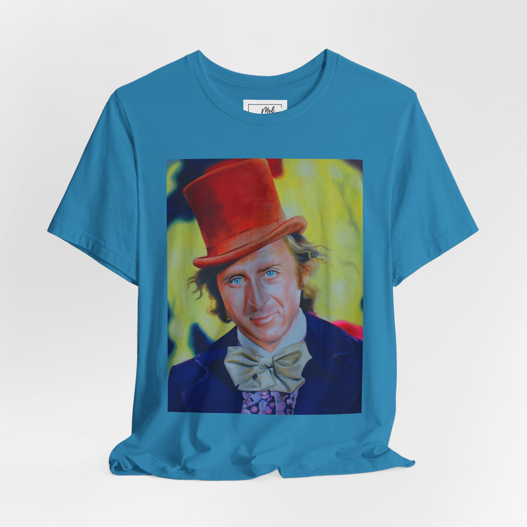 Willy Wonka Gene Wilder Unisex Jersey Short Sleeve Tee