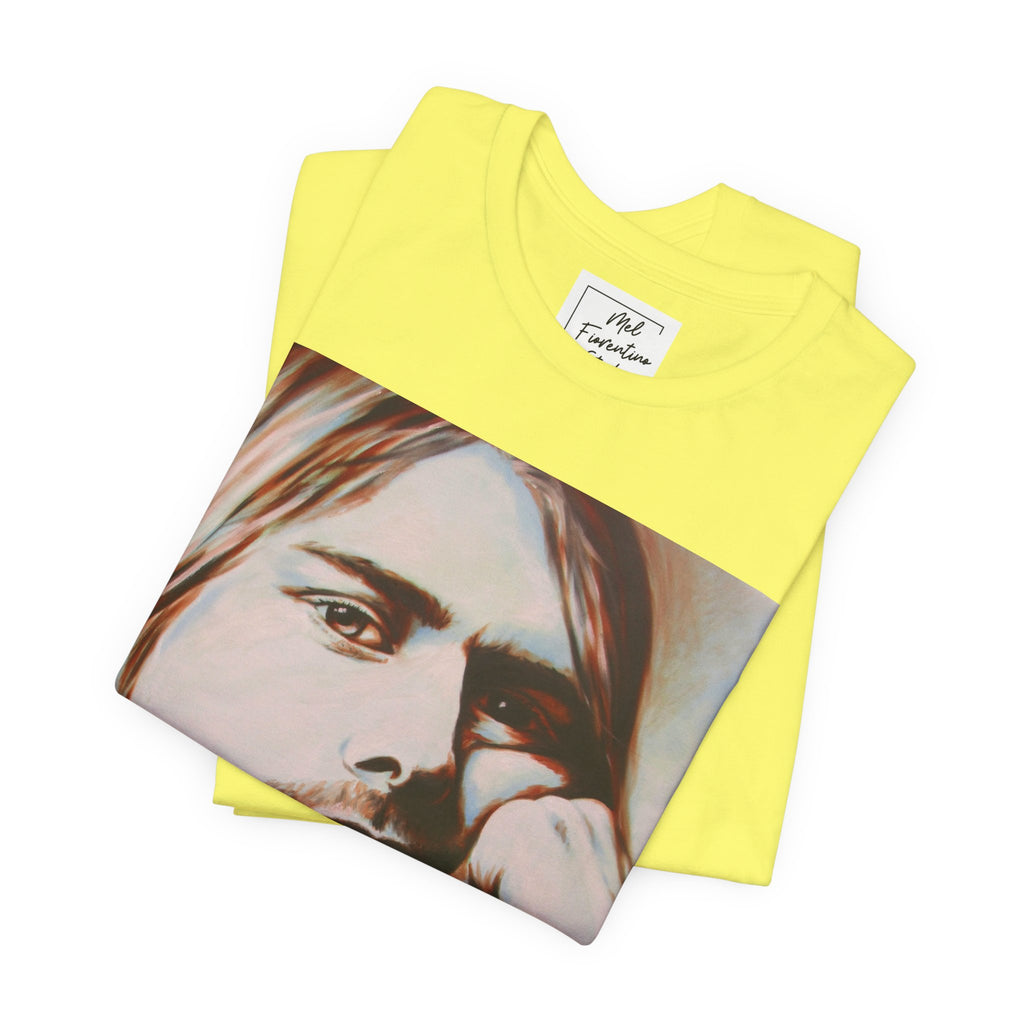 Kurt Cobain Nirvana Unisex Jersey Short Sleeve Tee