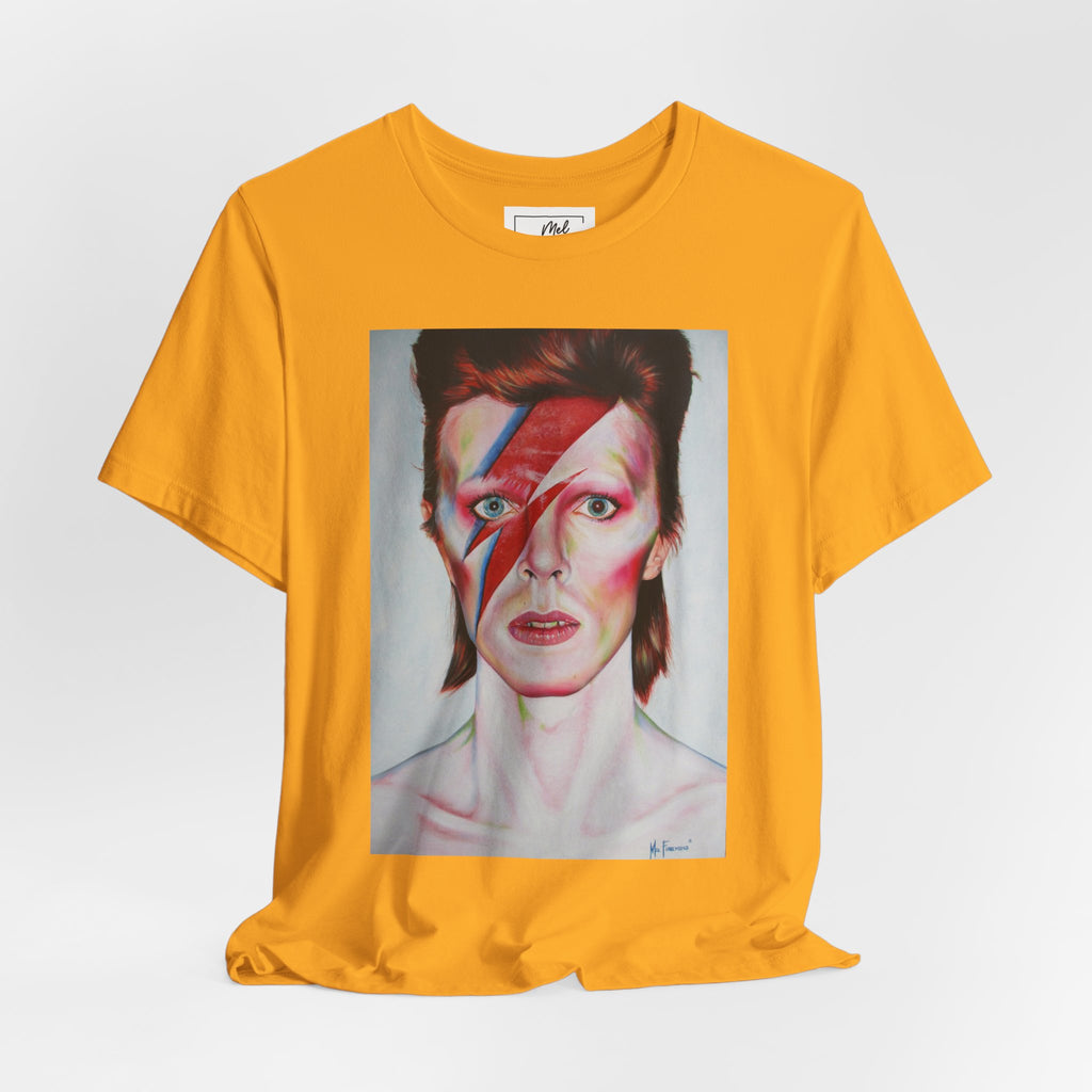 Aladdin Sane David Bowie Unisex Jersey Short Sleeve Tee
