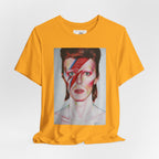 Aladdin Sane David Bowie Unisex Jersey Short Sleeve Tee