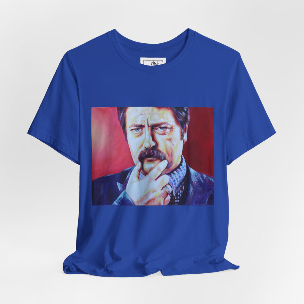 Ron Swanson Unisex Jersey Short Sleeve Tee