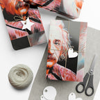 Albert Einstein Gift Wrap Papers by Mel Fiorentino