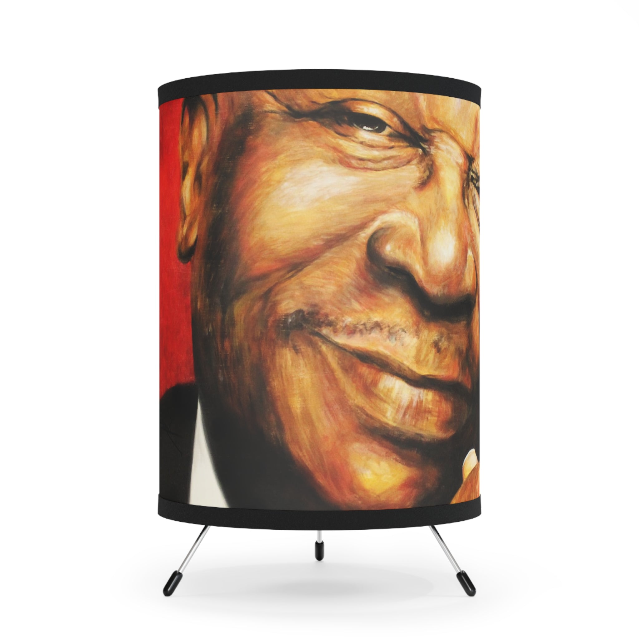 B.B. King Tripod Lamp with High-Res Printed Shade, US\CA plug