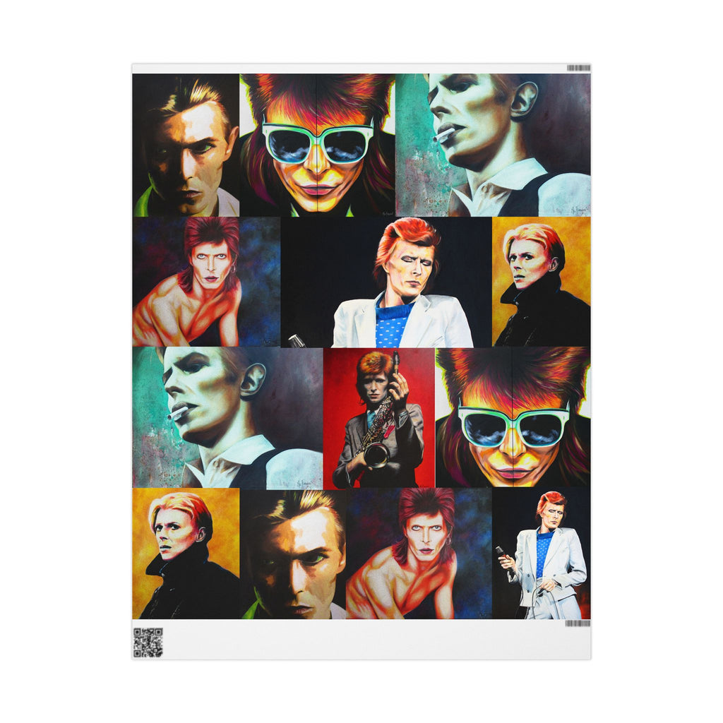David Bowie Art Wrapping Papers