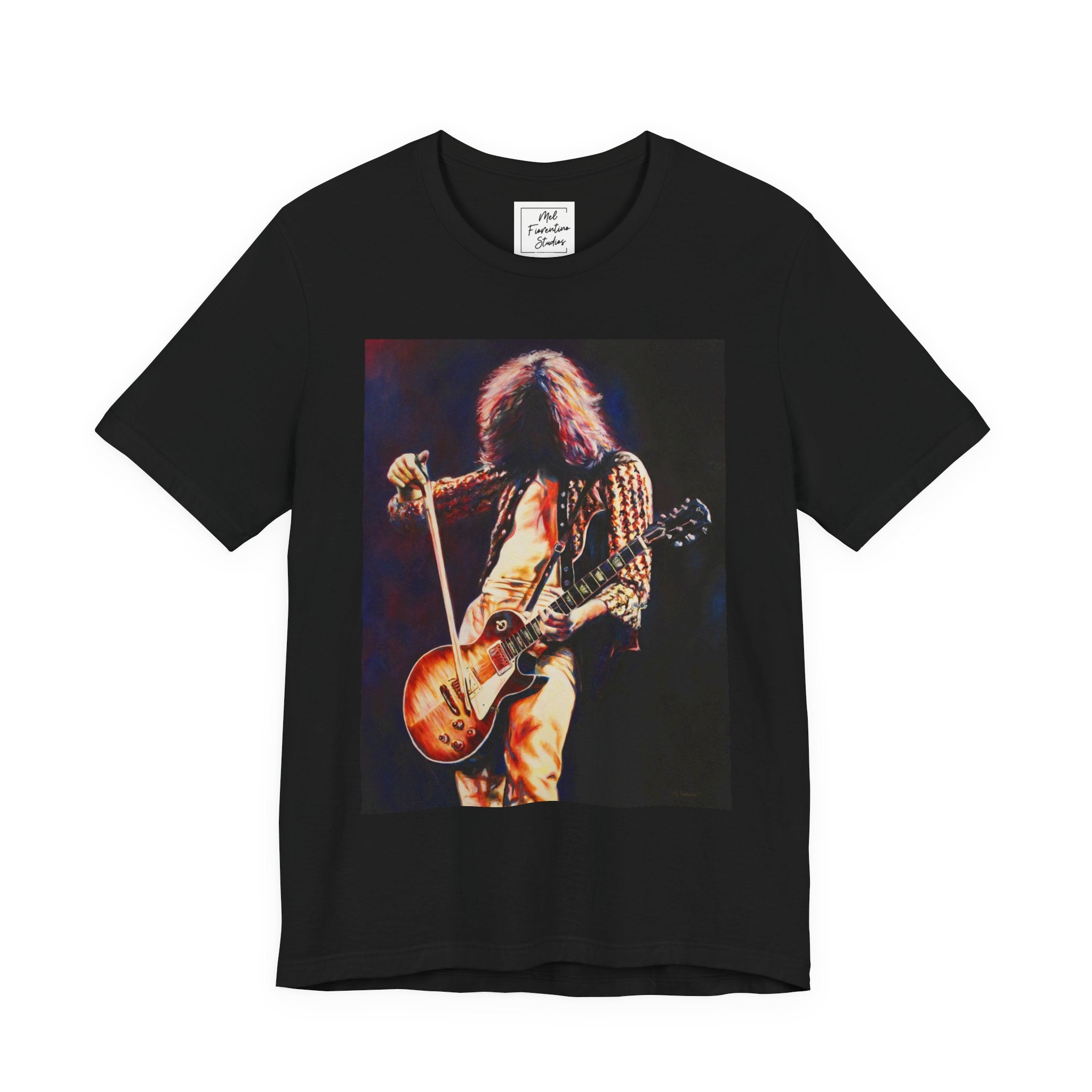 Jimmy Page Led Zeppelin Unisex Jersey Short Sleeve Tee
