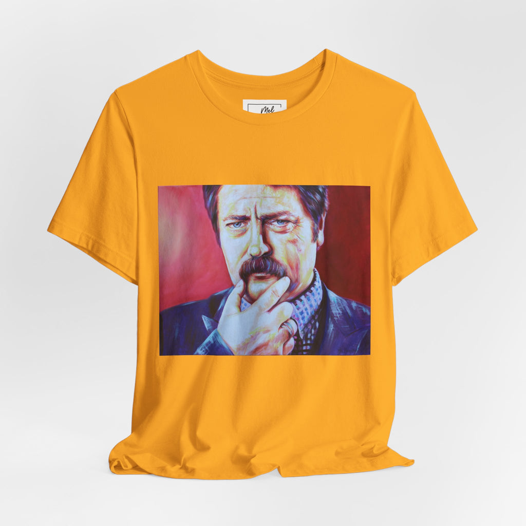 Ron Swanson Unisex Jersey Short Sleeve Tee
