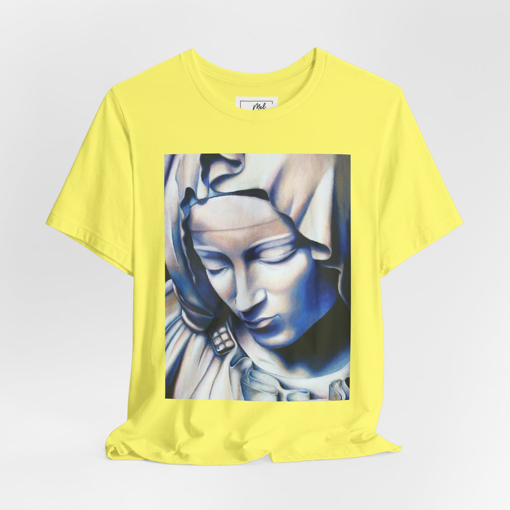 Mother Mary Pieta Michelangelo Unisex Jersey Short Sleeve Tee