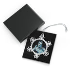 Folsom Prison Blues Pewter Snowflake Ornament by Mel Fiorentino