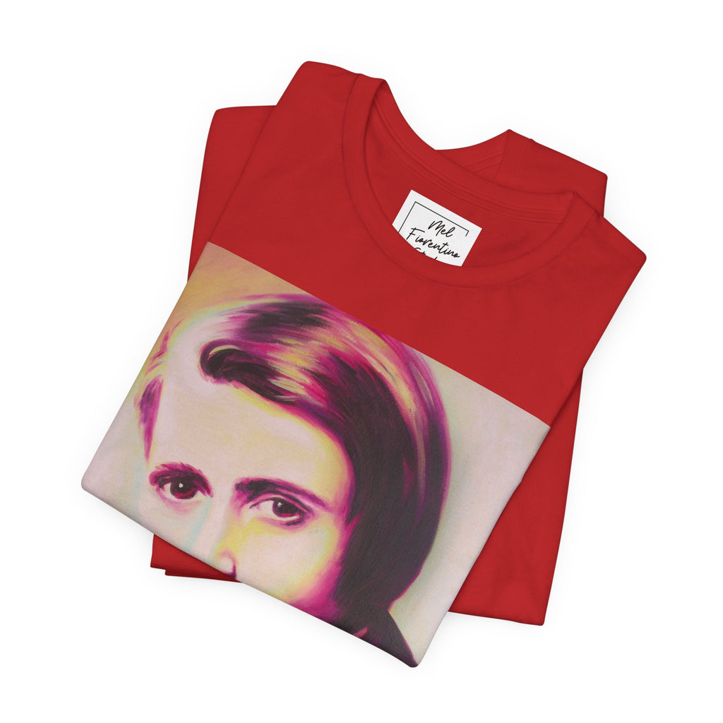 Ayn Rand Writer Unisex Jersey Short Sleeve Tee