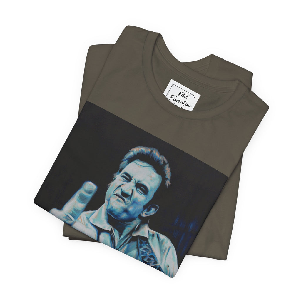 Folsom Prision Blues Johnny Cash Unisex Jersey Short Sleeve Tee