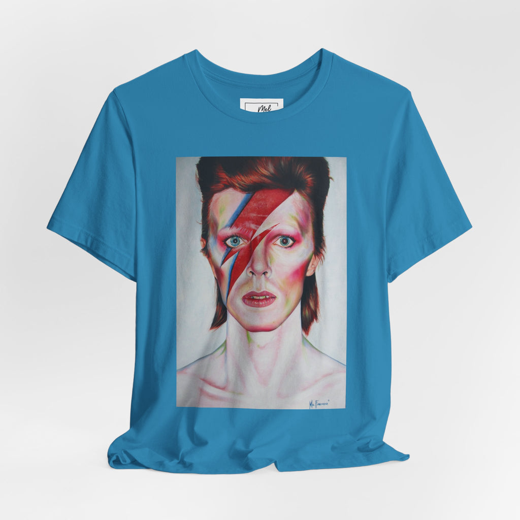 Aladdin Sane David Bowie Unisex Jersey Short Sleeve Tee