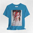 Aladdin Sane David Bowie Unisex Jersey Short Sleeve Tee