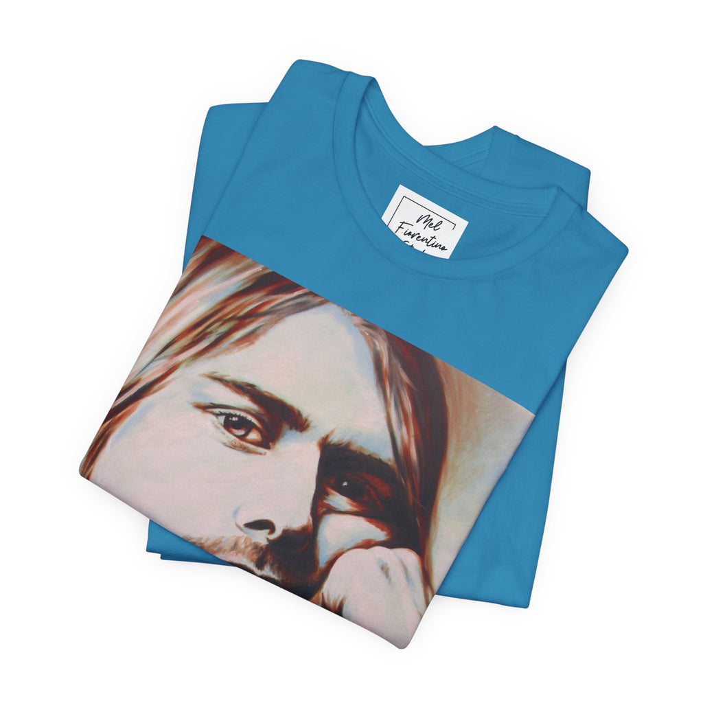 Kurt Cobain Nirvana Unisex Jersey Short Sleeve Tee