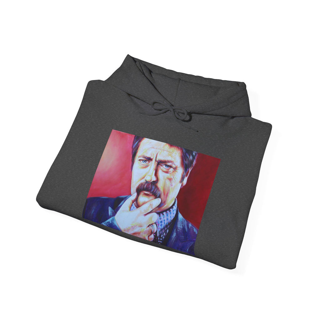 Ron Swanson Unisex Heavy Blend™ Hooded Sweatshirt