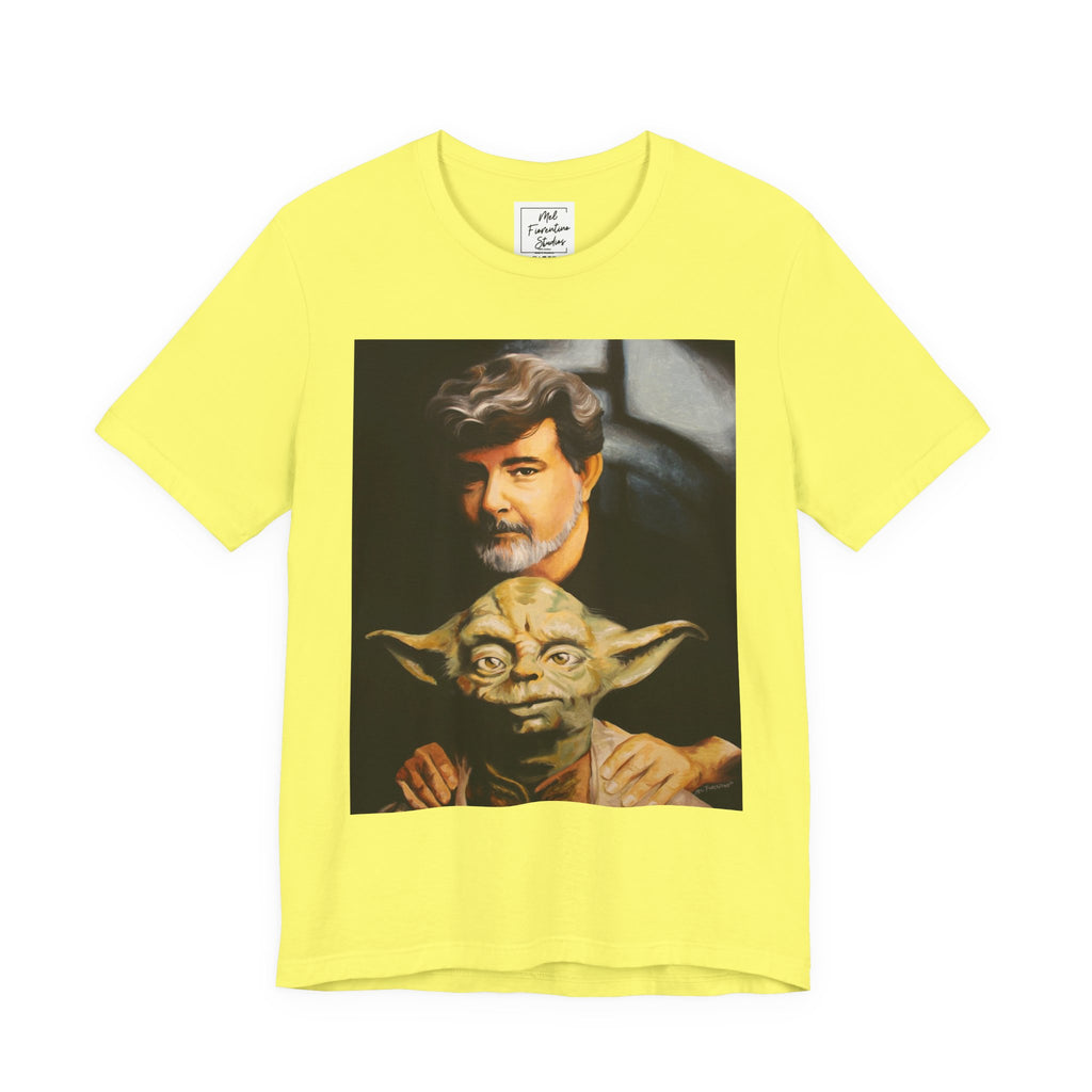 George & Yoda Unisex Jersey Short Sleeve Tee