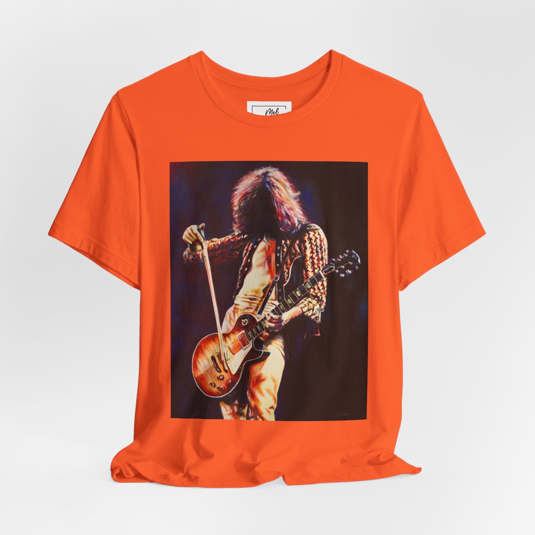 Jimmy Page Led Zeppelin Unisex Jersey Short Sleeve Tee