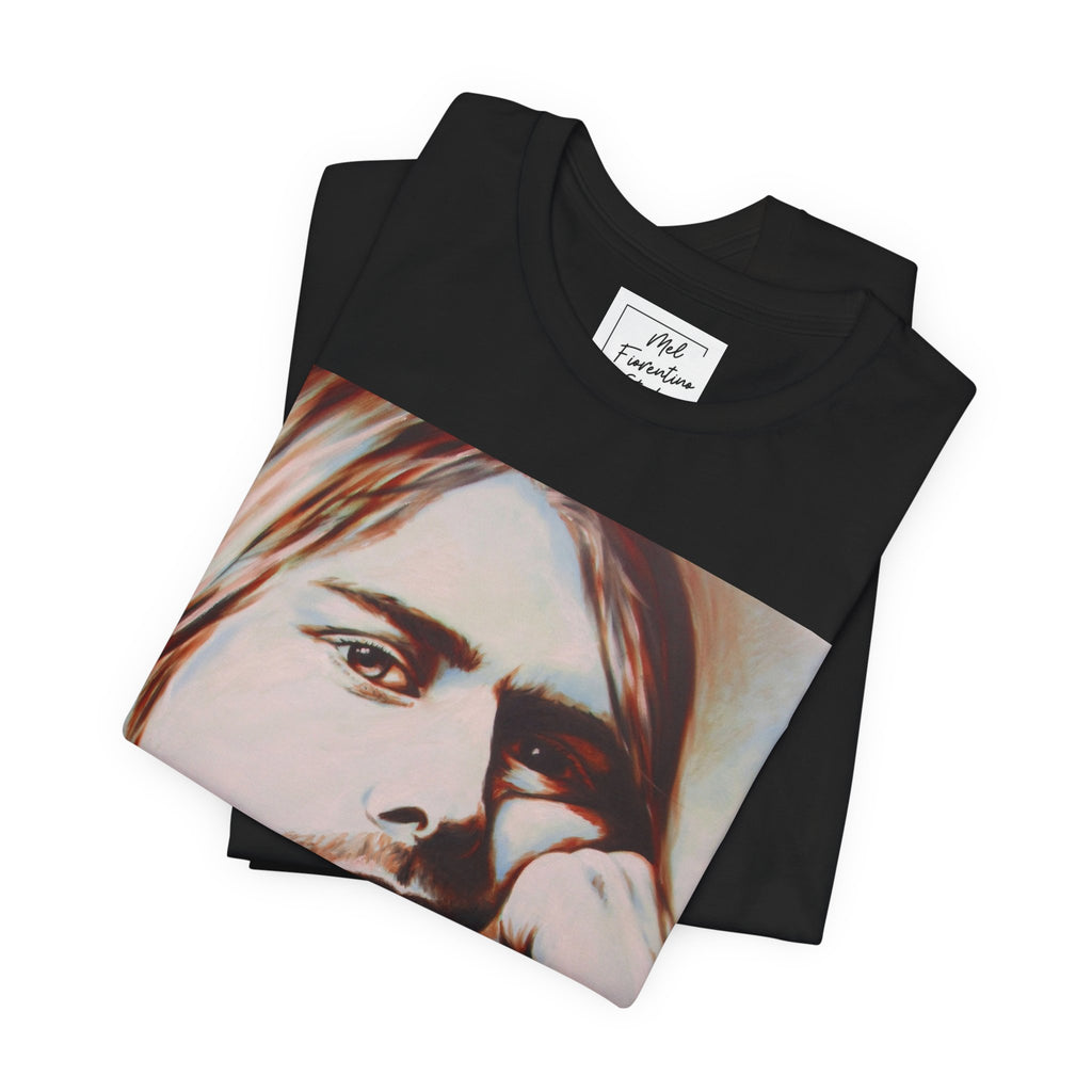 Kurt Cobain Nirvana Unisex Jersey Short Sleeve Tee
