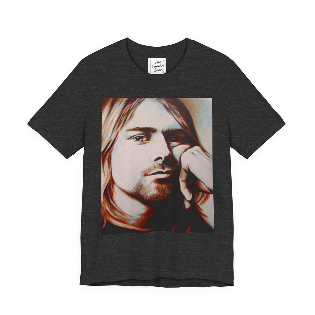 Kurt Cobain Nirvana Unisex Jersey Short Sleeve Tee
