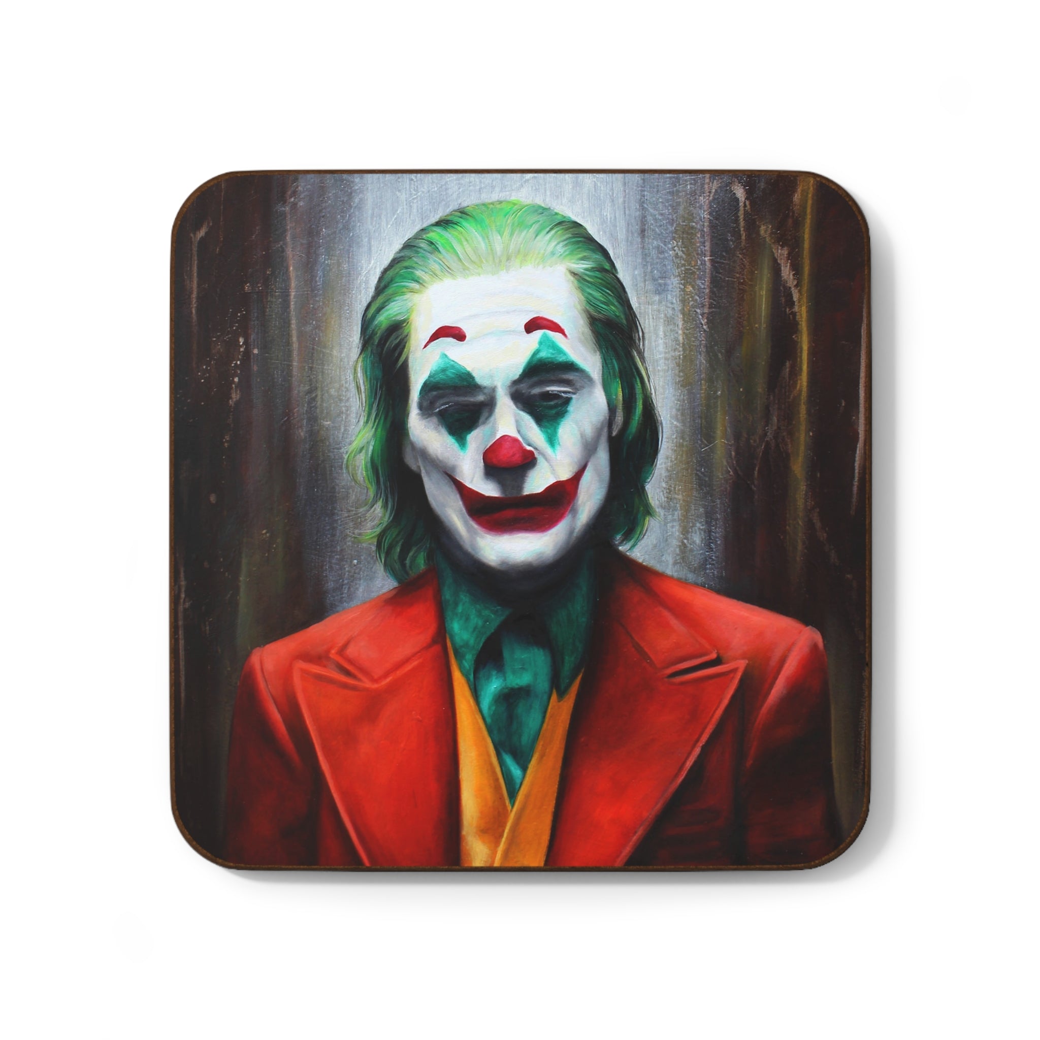 The Joker by Mel Fiorentino-Inspired Hardboard Coaster