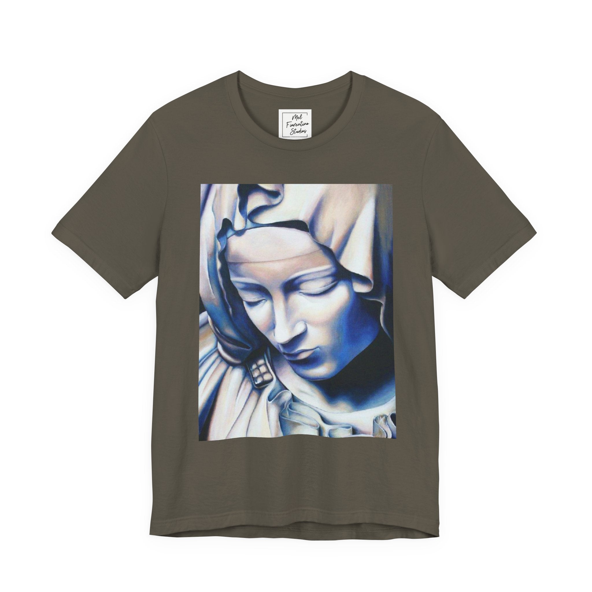 Mother Mary Pieta Michelangelo Unisex Jersey Short Sleeve Tee