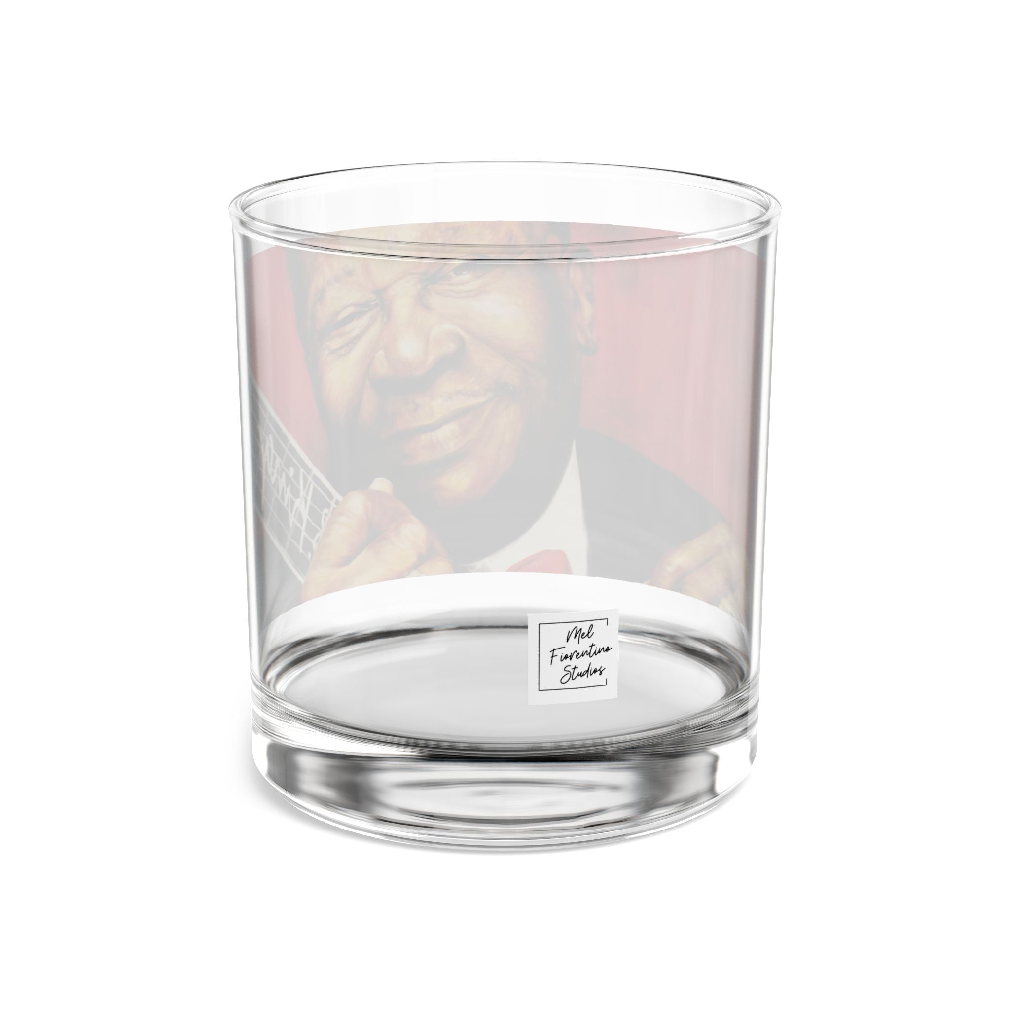 B.B. King Rocks Glass, 10oz by Mel Fiorentino