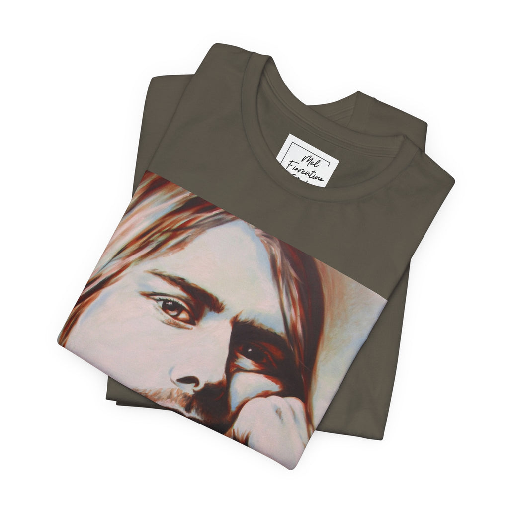 Kurt Cobain Nirvana Unisex Jersey Short Sleeve Tee