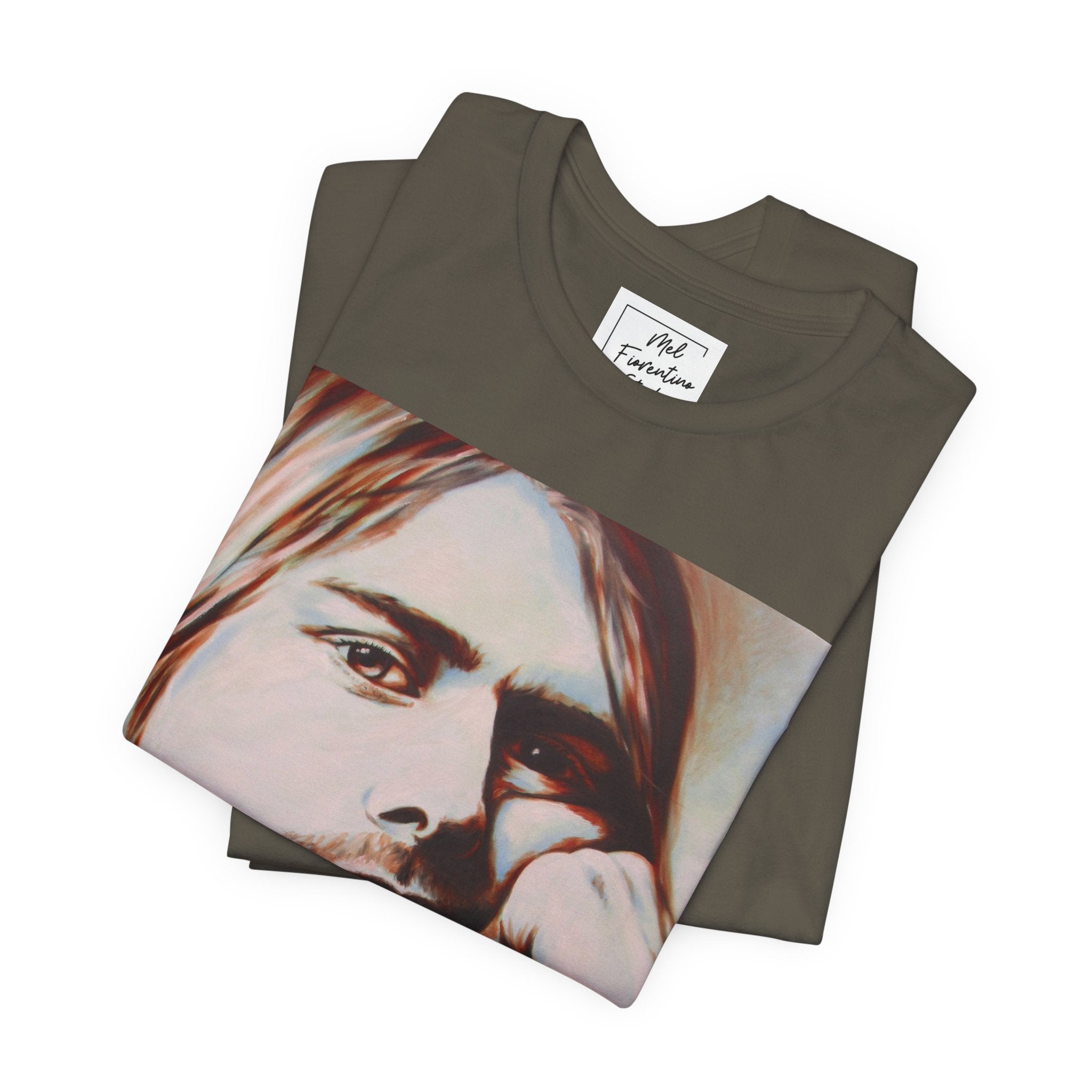 Kurt Cobain Nirvana Unisex Jersey Short Sleeve Tee