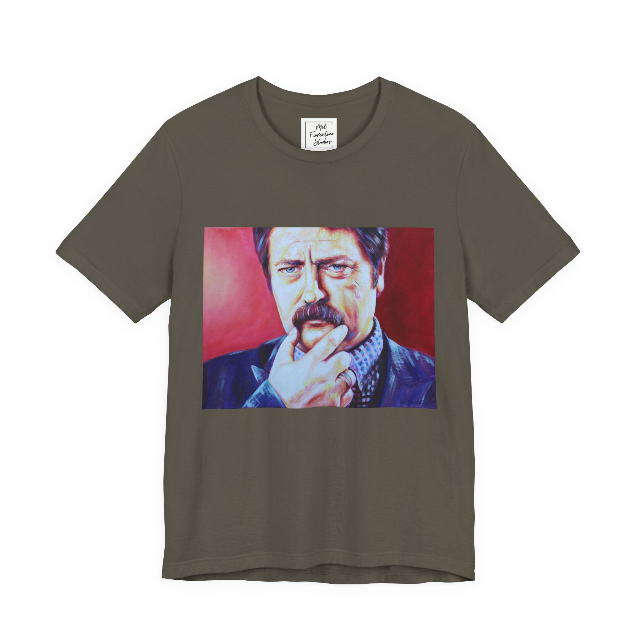 Ron Swanson Unisex Jersey Short Sleeve Tee