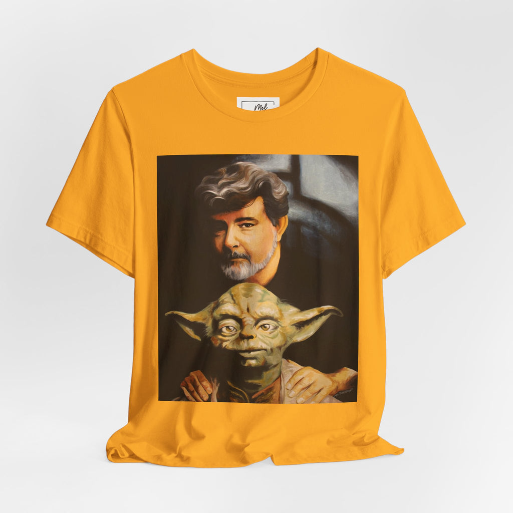 George & Yoda Unisex Jersey Short Sleeve Tee