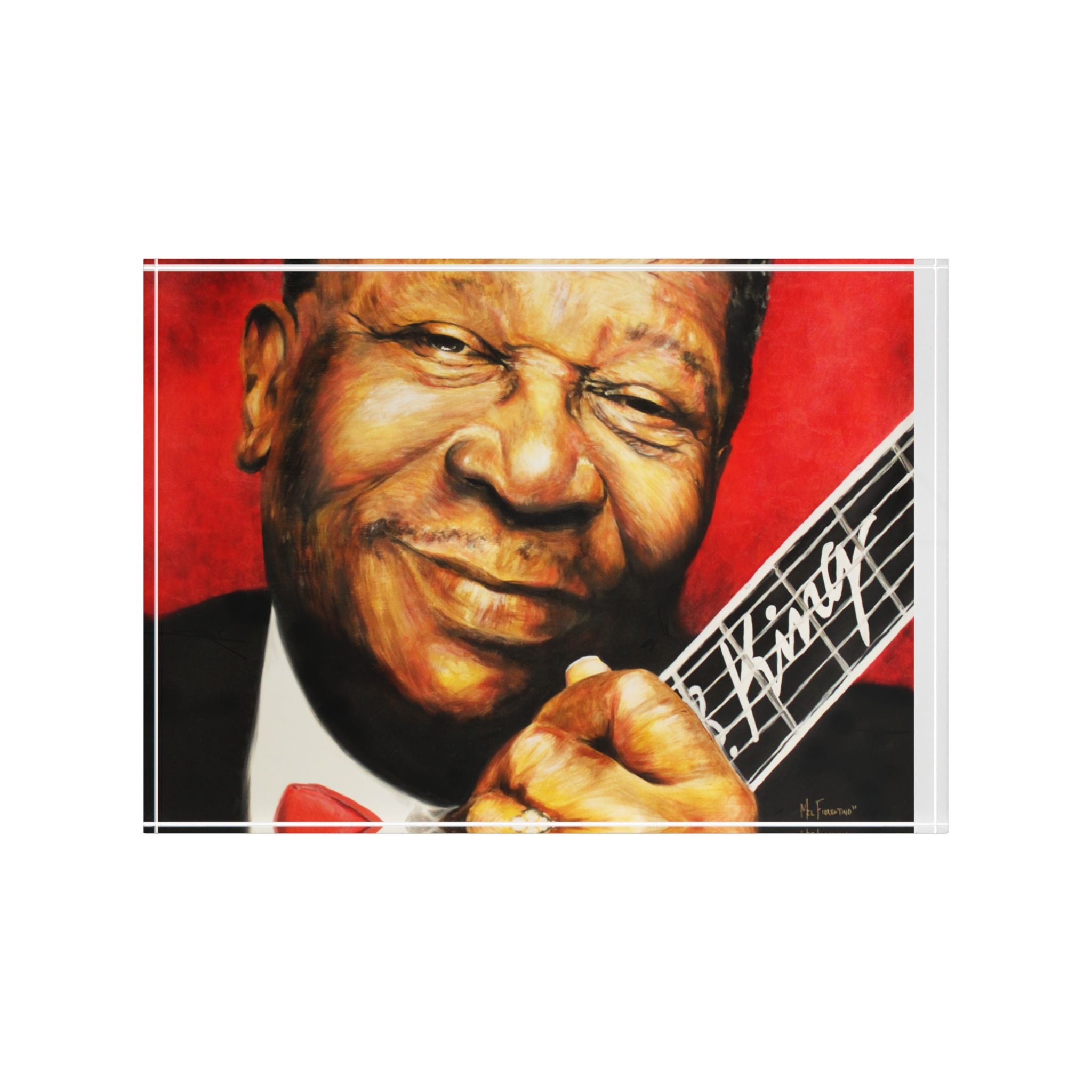 B.B. King Photo Block by Mel Fiorentino