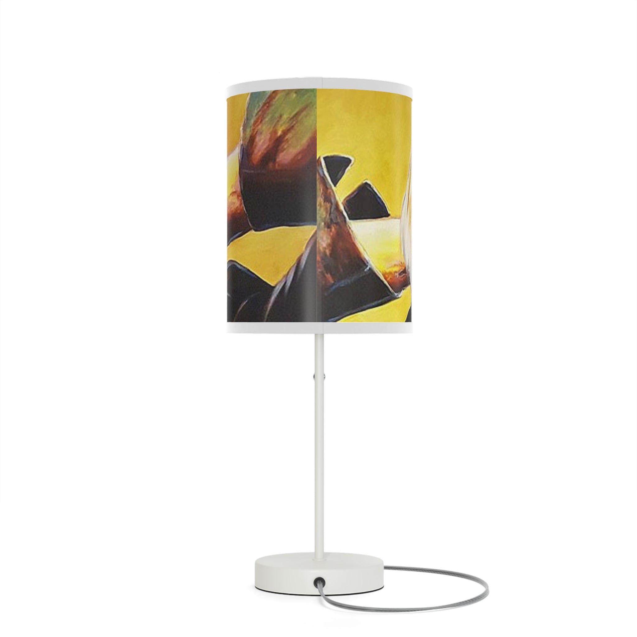 Tom Petty Fan Art Artistic Table Lamp with Stand - Unique Home Decor for Music Lovers by Mel Fiorentino