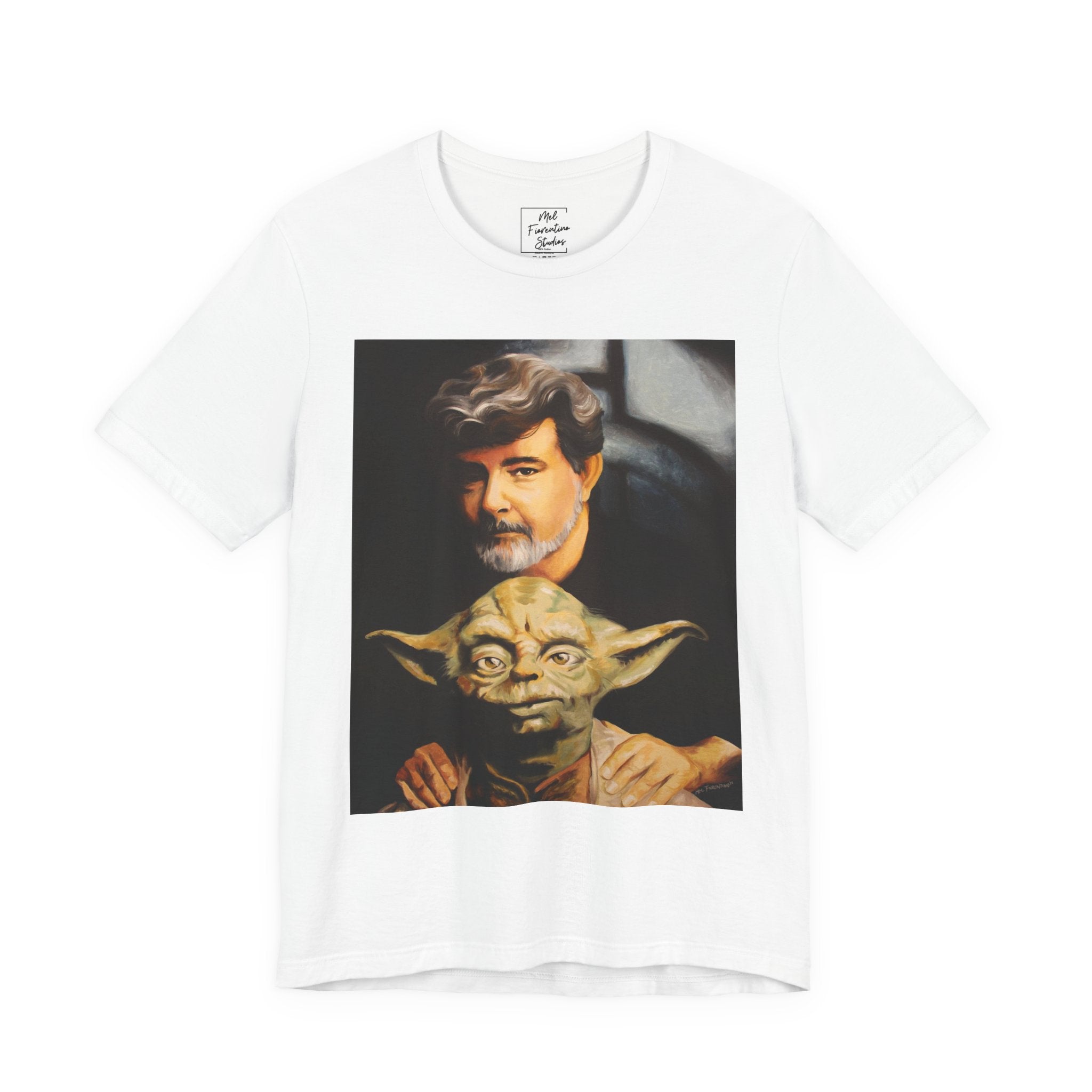 George & Yoda Unisex Jersey Short Sleeve Tee