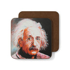 Albert Einstein Art Coaster - Iconic Hardboard Drink Coaster for Science Lovers