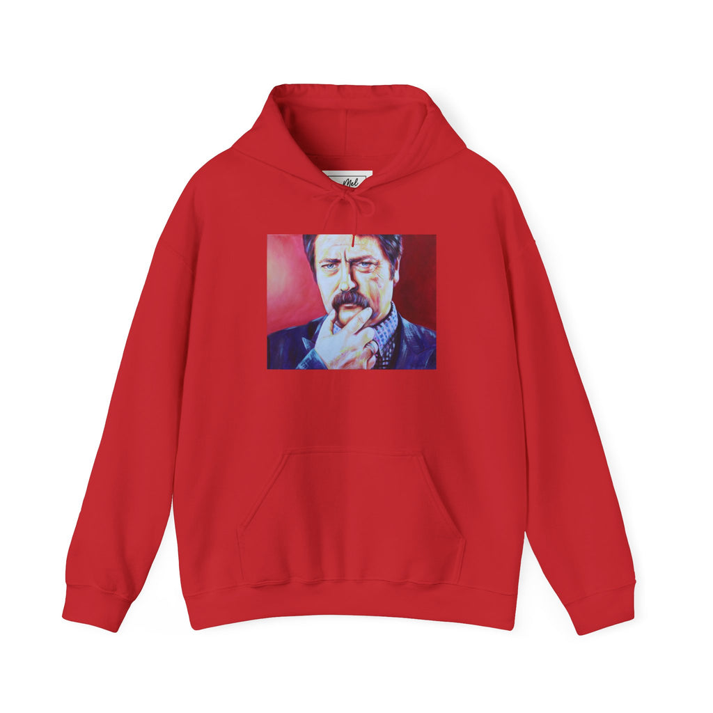 Ron Swanson Unisex Heavy Blend™ Hooded Sweatshirt