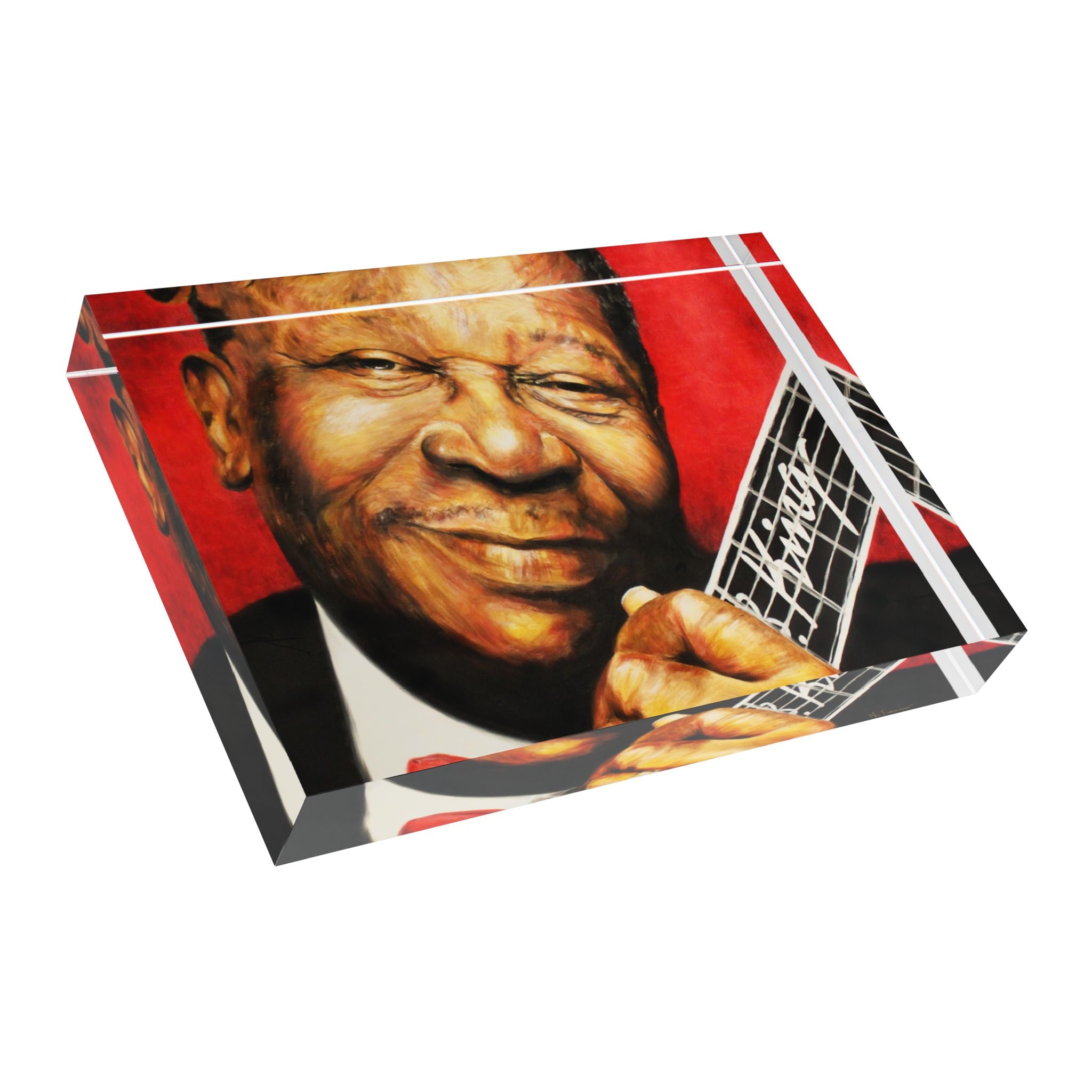 B.B. King Photo Block by Mel Fiorentino