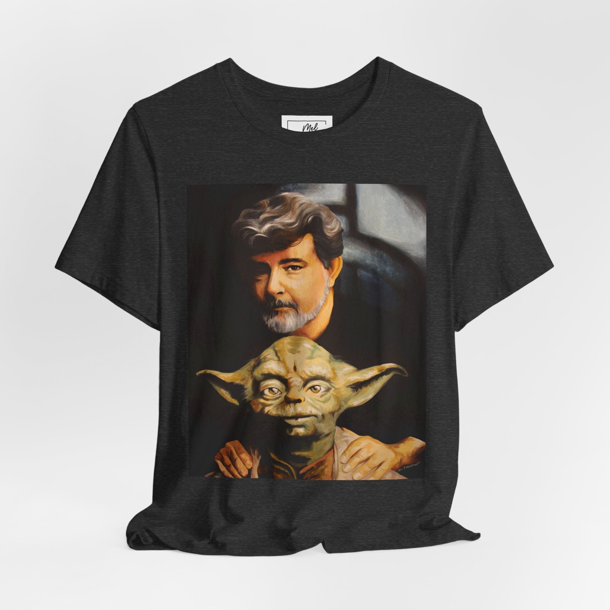 George & Yoda Unisex Jersey Short Sleeve Tee