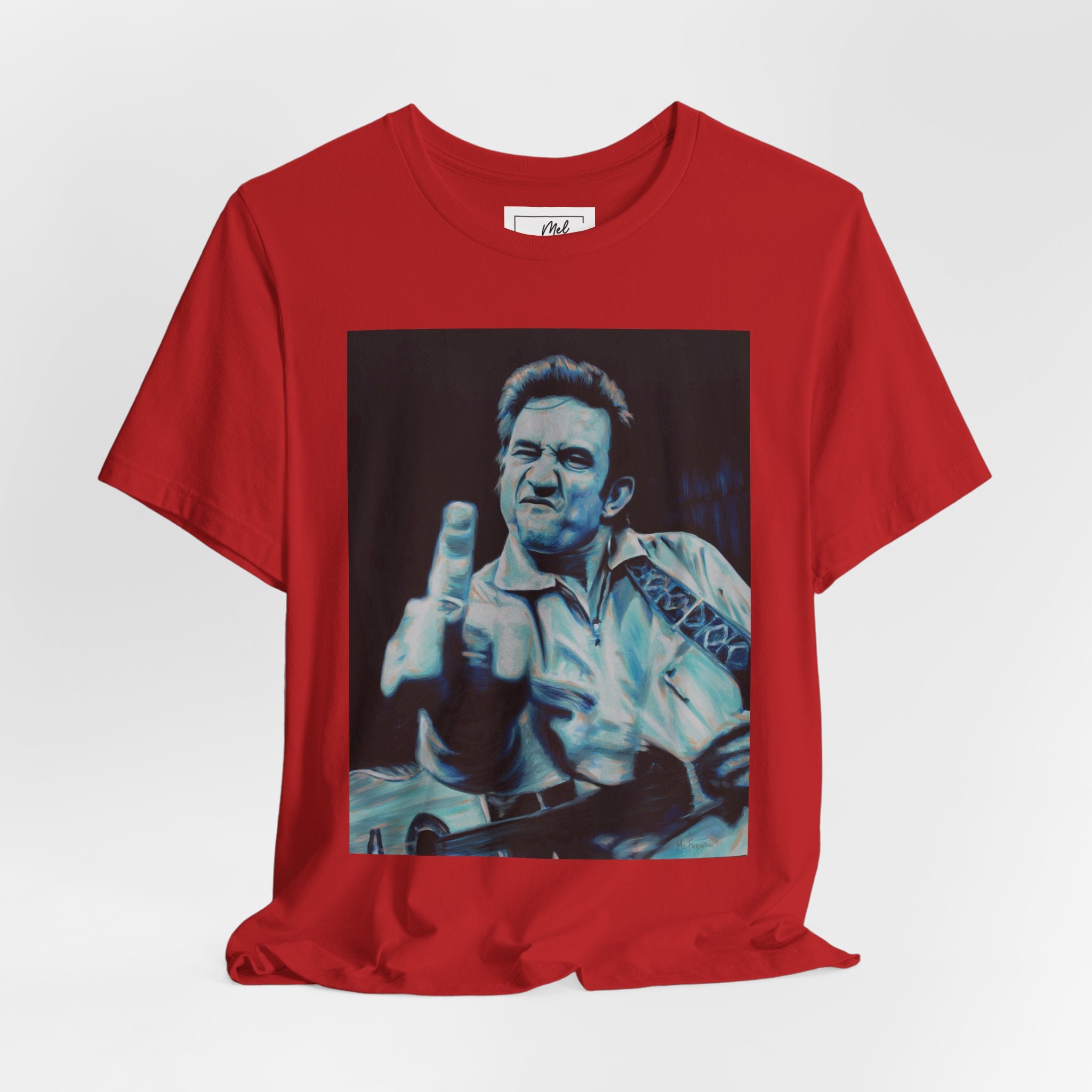 Folsom Prision Blues Johnny Cash Unisex Jersey Short Sleeve Tee