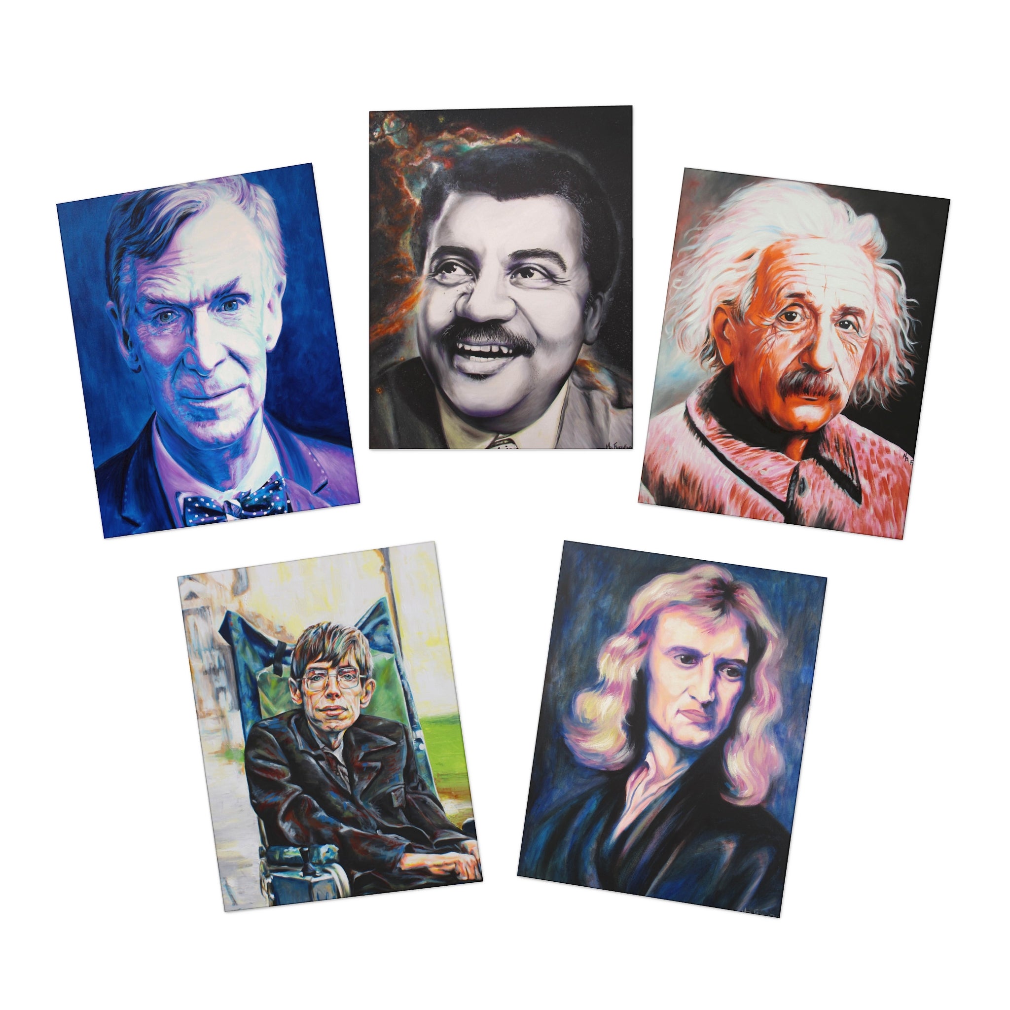 Great Scientists Greeting Cards (5-Pack)
