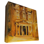 Petra Ruins Original Oil Painting