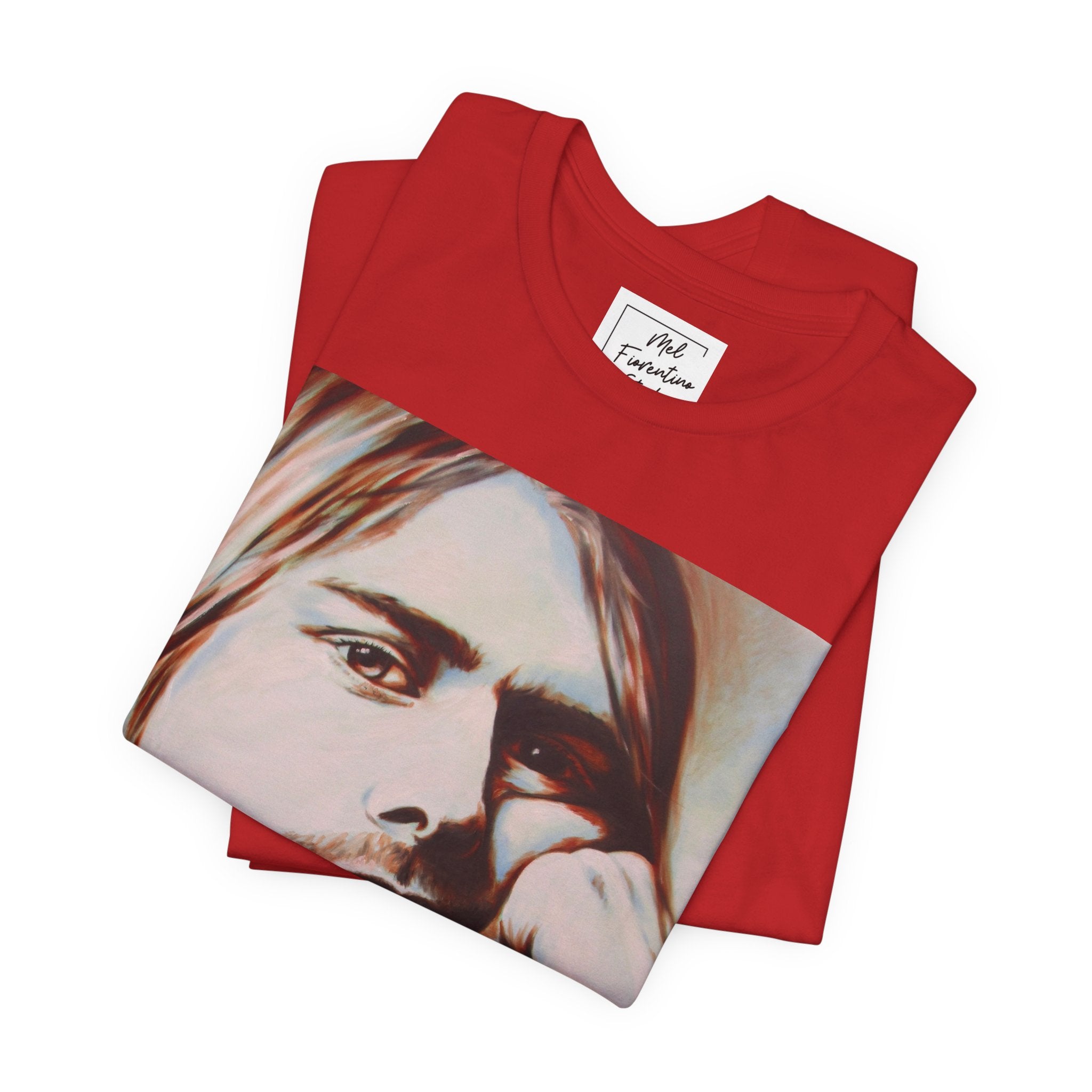 Kurt Cobain Nirvana Unisex Jersey Short Sleeve Tee