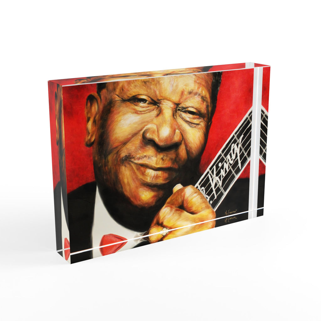 B.B. King Photo Block by Mel Fiorentino