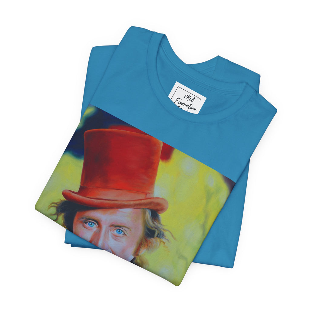 Willy Wonka Gene Wilder Unisex Jersey Short Sleeve Tee